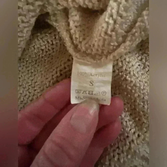 Stars ⭐️ sz S cream and black sweater with stars ⭐️, patriotic, trendy - Picture 5 of 5